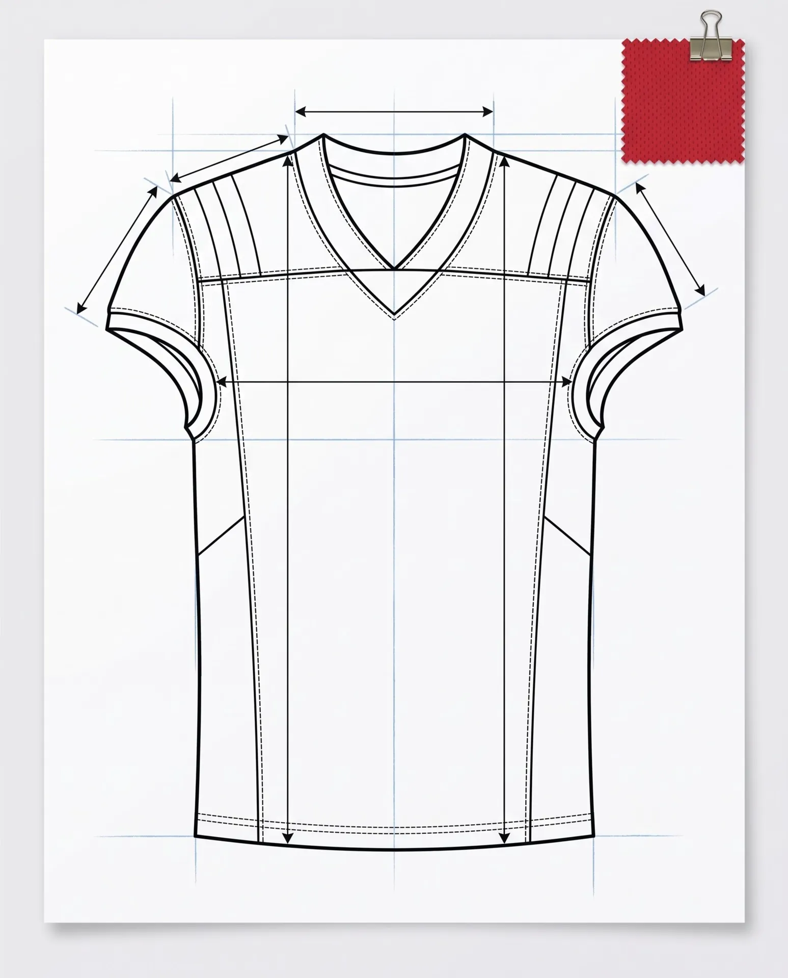 Snap Game Jersey — tech pack