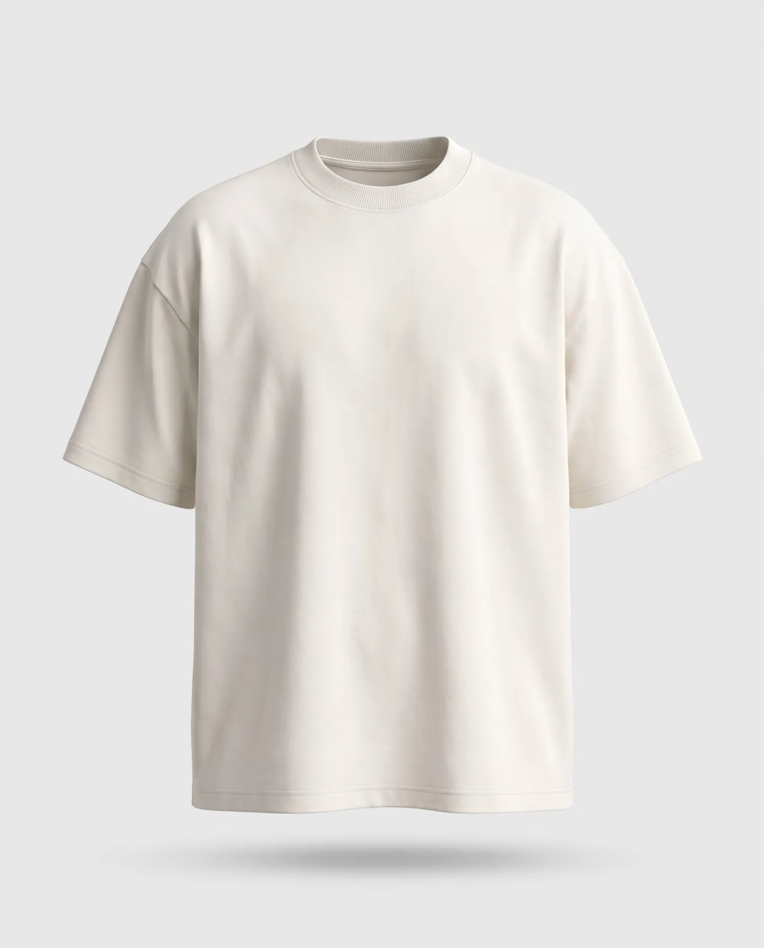 Oversized Heavyweight Tee — blank sample
