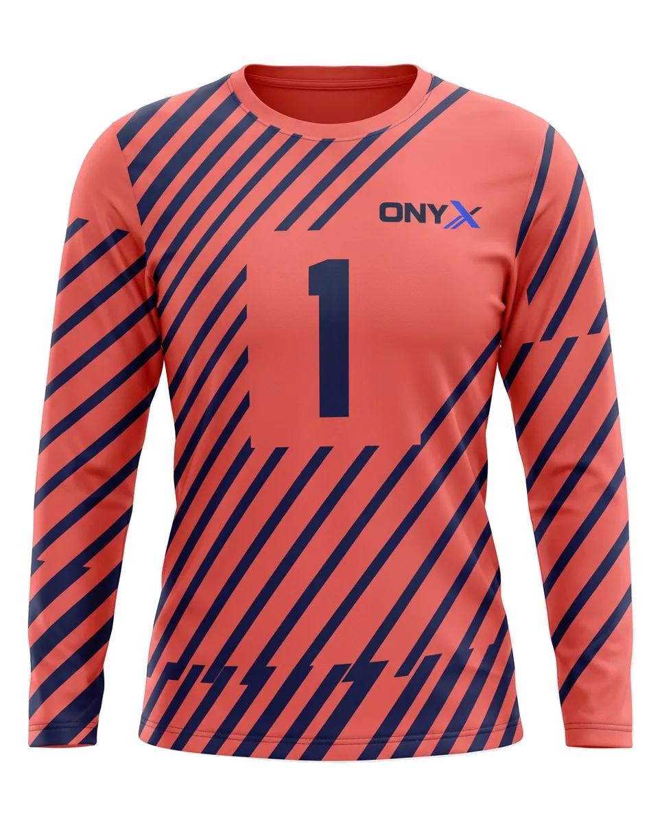 Rally Libero Jersey — Coral / navy custom libero jersey