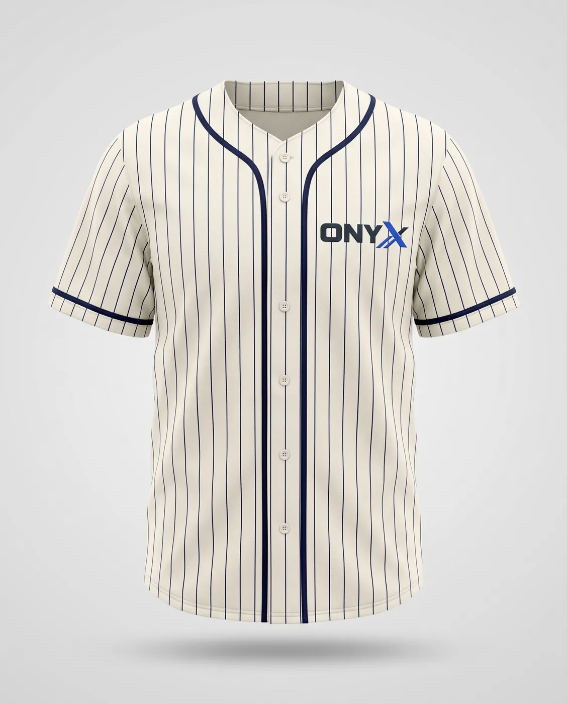 Diamond Button-Front Jersey finished