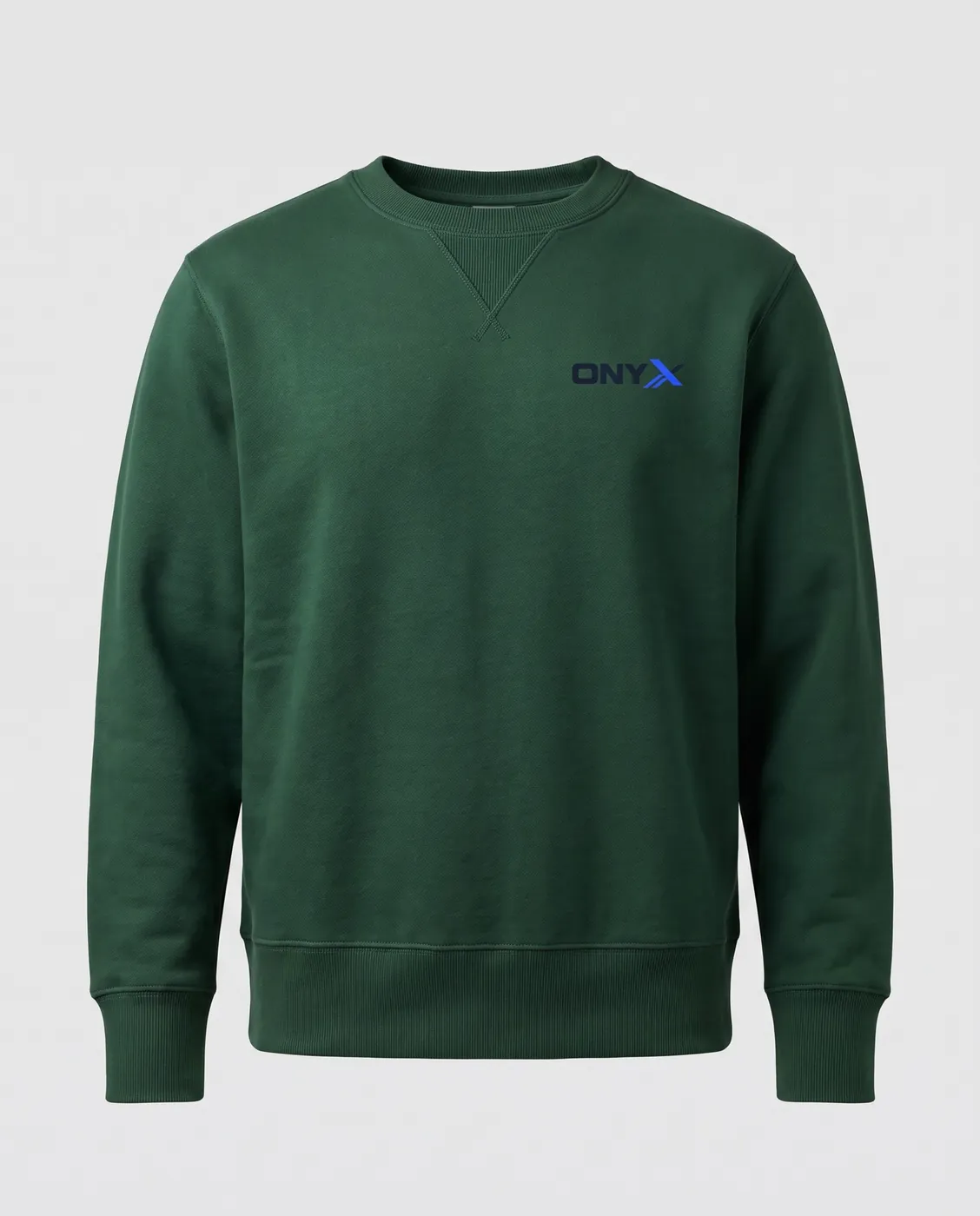 Heavyweight Crewneck — Forest green