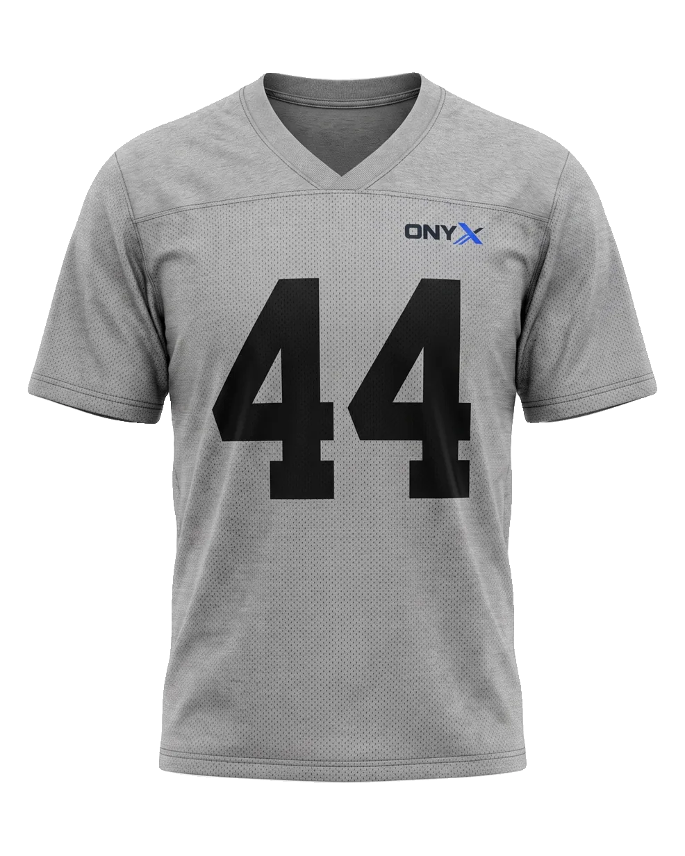 Two-a-Day Practice Jersey — Heather grey custom practice jersey