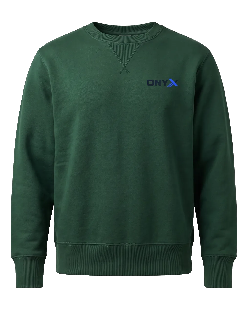 Heavyweight Crewneck — Forest green custom crewneck